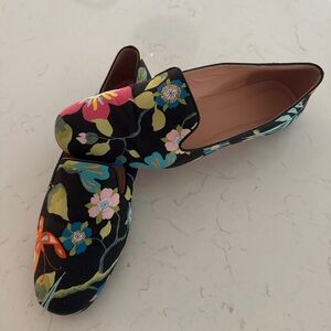 J.CREW Smoking Slippers Liberty floral size 10